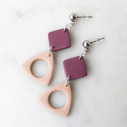 the Emily - Color Block Collection: Plum