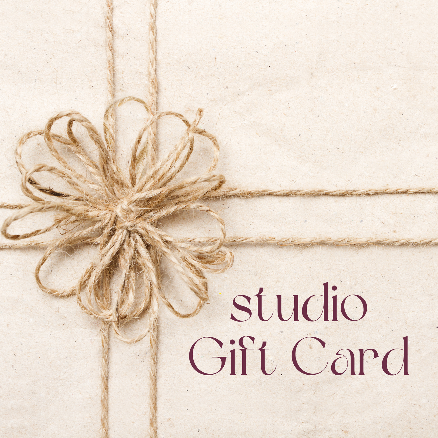 studio Gift Card